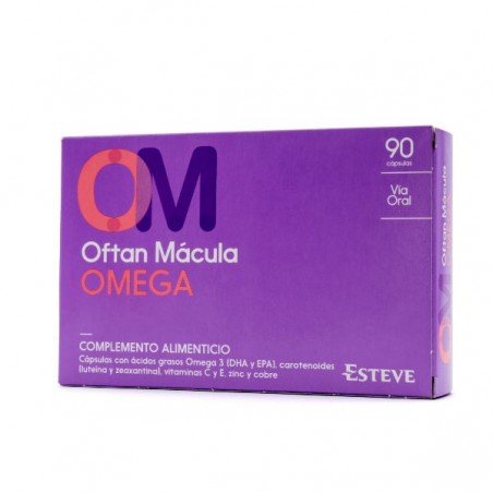 Comprar OFTAN MÁCULA OMEGA 90 CAPS al mejor precio en Farmacia4Estaciones, tu farmacia online Comprar OFTAN MÁCULA OMEGA 90 CAPS