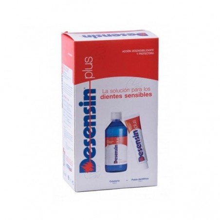 Comprar DESENSIN PASTA DENTAL + COLUTORIO PACK al mejor precio en Farmacia4Estaciones, tu farmacia online Comprar DESENSIN PASTA DENTAL + COLUTORIO PACK