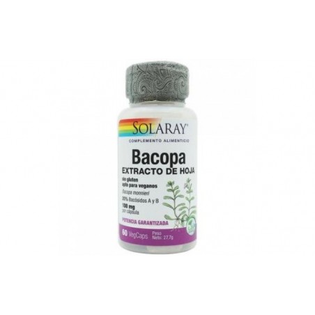 Comprar bacopa 100mg 60cap. al mejor precio en Farmacia4Estaciones, tu farmacia online Comprar bacopa 100mg 60cap.