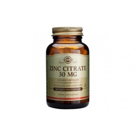 Comprar citrato de zinc 30mg. 100cap.