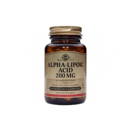 Comprar acido alfa lipoico 200mg. 50vegicaps