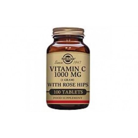 Comprar vitamina c 1000mg rose hips 100com.