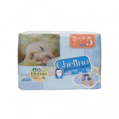 Comprar PAÑAL INFANTIL CHELINO T - 5 (13 - 18 KG) 30 UDS al mejor precio en Farmacia4Estaciones, tu farmacia online Comprar PAÑAL INFANTIL CHELINO T - 5 (13 - 18 KG) 30 UDS