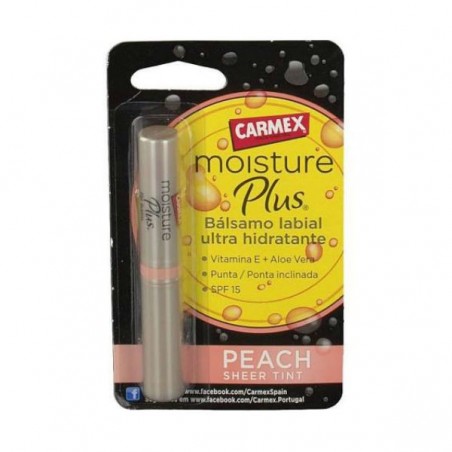 Comprar CARMEX MOISTURE PLUS PEACH 2G al mejor precio en Farmacia4Estaciones, tu farmacia online Comprar CARMEX MOISTURE PLUS PEACH 2G