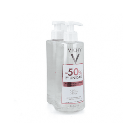 Comprar vichy pureté thermale agua micelar mineral piel sensible 2 x 400 ml