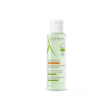 Comprar A-DERMA EXOMEGA CONTROL GEL LIMPIADOR EMOLIENTE 2 EN 1 500 ML al mejor precio en Farmacia4Estaciones, tu farmacia online Comprar A-DERMA EXOMEGA CONTROL GEL LIMPIADOR EMOLIENTE 2 EN 1 500 ML