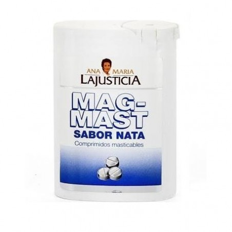 Comprar ANA MARIA LAJUSTICIA MAG-MAST SABOR NATA 36 COMPRIMIDOS MASTICABLES al mejor precio en Farmacia4Estaciones, tu farmacia online Comprar ANA MARIA LAJUSTICIA MAG-MAST SABOR NATA 36 COMPRIMIDOS MASTICABLES