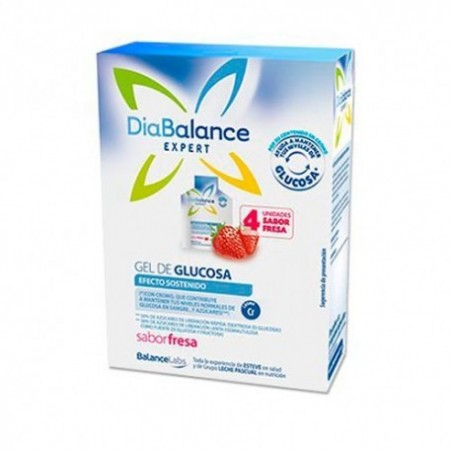 Comprar diabalance gel glucosa efecto sostenido (caja con 4 sobres de 35g)