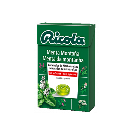 Comprar ricola caramelos sin azucar menta montaña 50 g