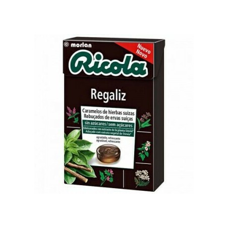 Comprar ricola caramelos sin azucar regaliz 50 g al mejor precio en Farmacia4Estaciones, tu farmacia online Comprar ricola caramelos sin azucar regaliz 50 g
