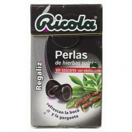 Comprar ricola perlas sin azucar regaliz 25 g