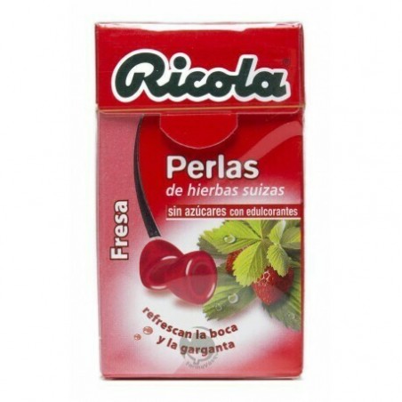 Comprar ricola perlas sin azucar fresa 25 g