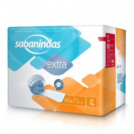 Comprar SABANINDAS EXTRA 60X75CM 20 UNIDADES