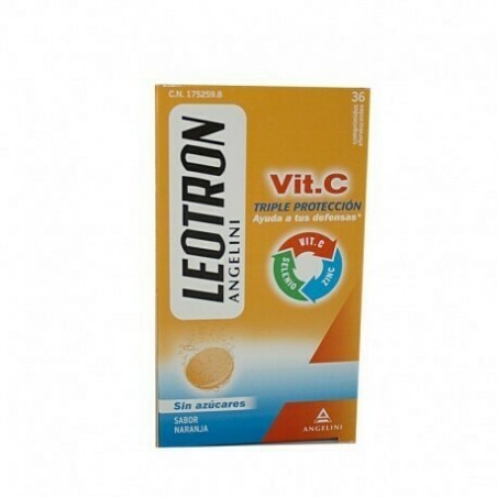 Comprar LEOTRON VITAMINA C ANGELINI 36 COMPRIMIDOS EFERVESCENTES al mejor precio en Farmacia4Estaciones, tu farmacia online Comprar LEOTRON VITAMINA C ANGELINI 36 COMPRIMIDOS EFERVESCENTES