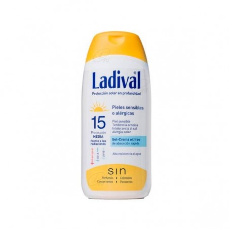 Comprar ladival piel sensible o alergica fps 15 al mejor precio en Farmacia4Estaciones, tu farmacia online Comprar ladival piel sensible o alergica fps 15
