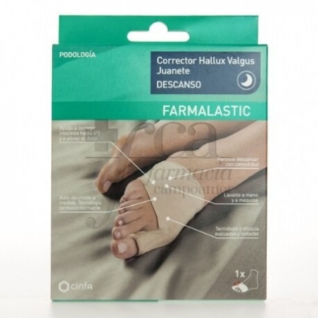 Comprar corrector juanete descanso farmalastic feet tall