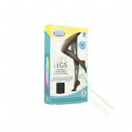 Comprar medias e.t. cint comp ligera 20 den scholl light negro t - l