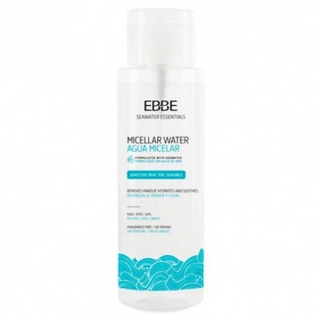 Comprar EBBE AGUA MICELAR PIEL SENSIBLE 400ML. al mejor precio en Farmacia4Estaciones, tu farmacia online Comprar EBBE AGUA MICELAR PIEL SENSIBLE 400ML.