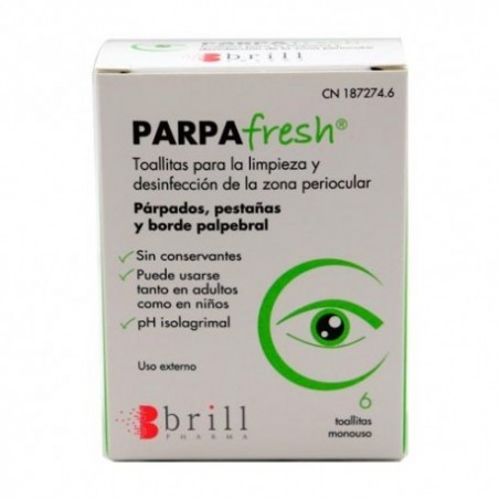 Comprar parpafresh toallitas oculares 6 unidades