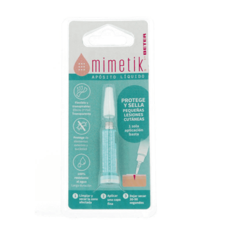 Comprar MIMETIK APOSITO LIQUIDO 1,5 G al mejor precio en Farmacia4Estaciones, tu farmacia online Comprar MIMETIK APOSITO LIQUIDO 1,5 G