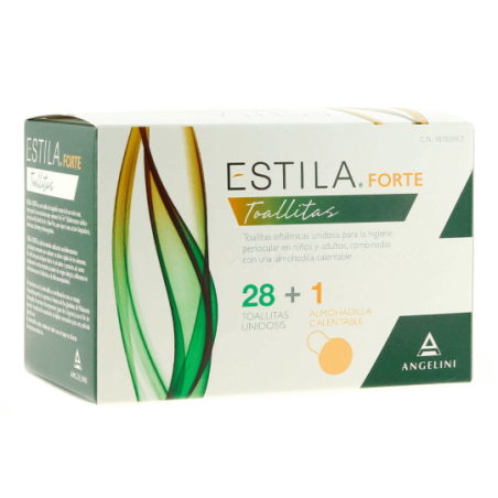 Comprar ESTILA FORTE 28 TOALLITAS al mejor precio en Farmacia4Estaciones, tu farmacia online Comprar ESTILA FORTE 28 TOALLITAS