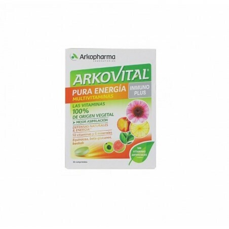 Comprar arkovital pura energia inmunoplus 30 comprimidos