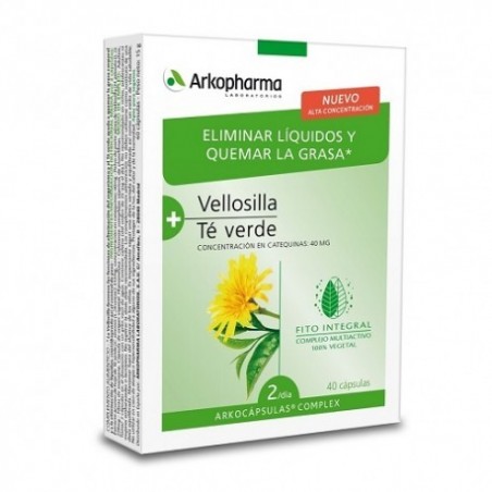 Comprar arkocápsulas complex vellosilla y té verde 40cáps