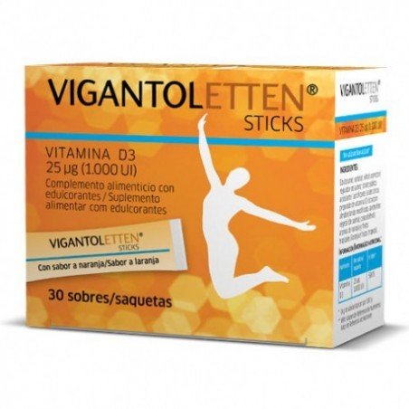Comprar VIGANTOLETTEN 30 STICKS al mejor precio en Farmacia4Estaciones, tu farmacia online Comprar VIGANTOLETTEN 30 STICKS