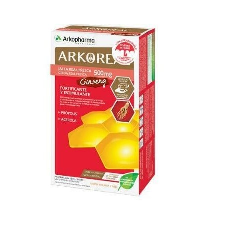 Comprar arkoreal jalea real ginseng 15 ml 20 amp