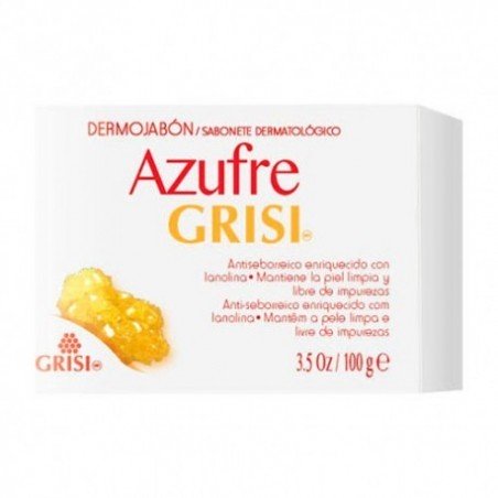 Comprar GRISI AZUFRE DERMOJABON 100GR al mejor precio en Farmacia4Estaciones, tu farmacia online Comprar GRISI AZUFRE DERMOJABON 100GR