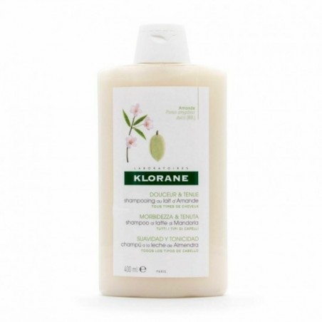 Comprar klorane champu a la leche de almendras 400 ml