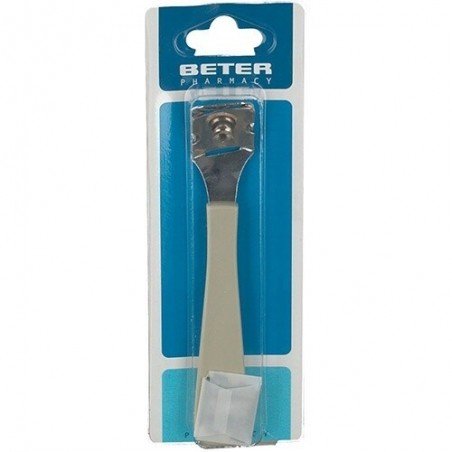 Comprar CORTACALLOS BETER ECONOMICO 1 HOJA 14,5 CM al mejor precio en Farmacia4Estaciones, tu farmacia online Comprar CORTACALLOS BETER ECONOMICO 1 HOJA 14,5 CM