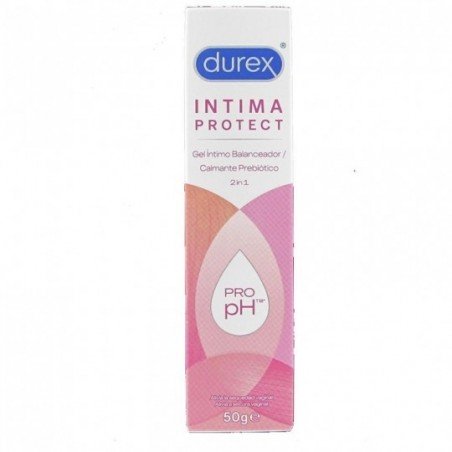 Comprar DUREX INTIMA PROTECT GEL BALANCEADOR/CALMANTE PREBIÓTICO 2 EN 1 50 G al mejor precio en Farmacia4Estaciones, tu farmacia online Comprar DUREX INTIMA PROTECT GEL BALANCEADOR/CALMANTE PREBIÓTICO 2 EN 1 50 G