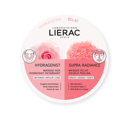 Comprar lierac duo mascarillas hydragenist & supra radiance 2 x 6 ml