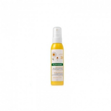 Comprar klorane spray cuidado solar aclarador a la camomila y miel 125 ml