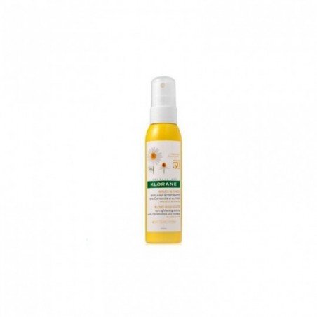 Comprar KLORANE SPRAY CUIDADO SOLAR ACLARADOR A LA CAMOMILA Y MIEL 125 ML al mejor precio en Farmacia4Estaciones, tu farmacia online Comprar KLORANE SPRAY CUIDADO SOLAR ACLARADOR A LA CAMOMILA Y MIEL 125 ML