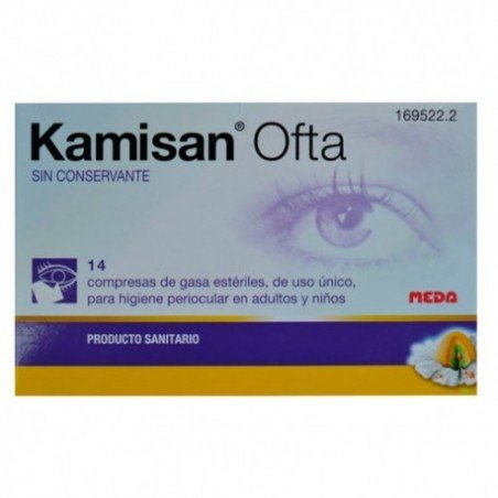 Comprar KAMISAN OFTA 14 COMPRESAS al mejor precio en Farmacia4Estaciones, tu farmacia online Comprar KAMISAN OFTA 14 COMPRESAS