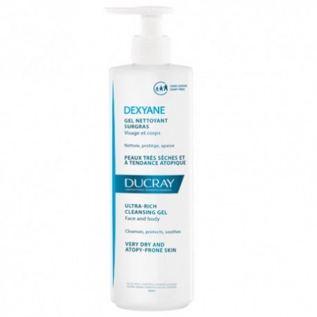 Comprar ducray dexyane gel limpiador sobregraso para piel seca o atópica 400ml