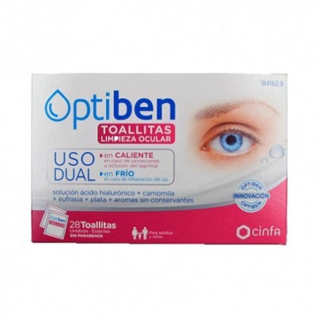 Comprar optiben toallitas uso dual 28 unidades