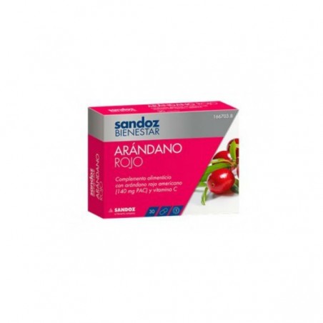 Comprar sandoz bienestar arándano rojo cranberry 30 caps