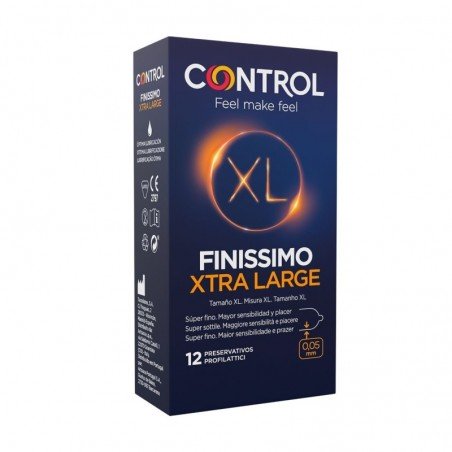 Comprar CONTROL PRESERVATIVOS XL FINISSIMO XTRA LARGE 12 UNIDADES al mejor precio en Farmacia4Estaciones, tu farmacia online Comprar CONTROL PRESERVATIVOS XL FINISSIMO XTRA LARGE 12 UNIDADES