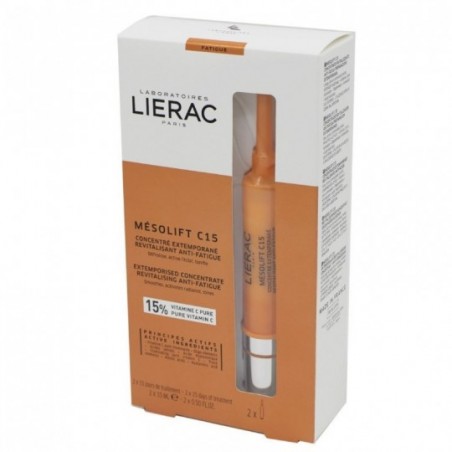 Comprar lierac mésolift c15 concentrado revitalizador antifatiga preparación extemporánea