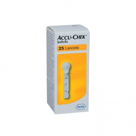 Comprar ACCU-CHEK SOFTCLIX LANCETAS 25 UDS al mejor precio en Farmacia4Estaciones, tu farmacia online Comprar ACCU-CHEK SOFTCLIX LANCETAS 25 UDS