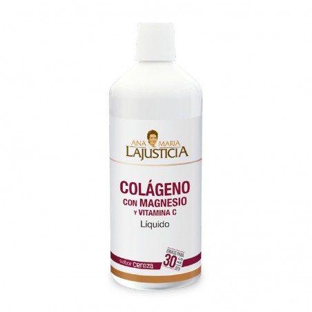 Comprar ana maría la justicia colágeno con magnesio y vitamina c sabor cereza 1 l al mejor precio en Farmacia4Estaciones, tu farmacia online Comprar ana maría la justicia colágeno con magnesio y vitamina c sabor cereza 1 l