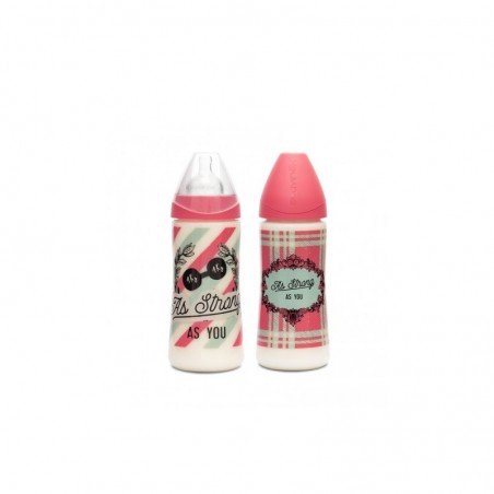 Comprar SUAVINEX PACK BIBERONES SILICONA 2 X 360ML + CUCHARA REGALO al mejor precio en Farmacia4Estaciones, tu farmacia online Comprar SUAVINEX PACK BIBERONES SILICONA 2 X 360ML + CUCHARA REGALO