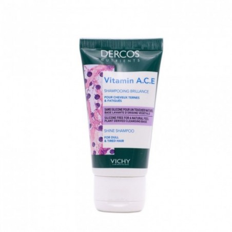 Comprar vichy dercos nutrients vitamin a.c.e champú brillo 50 ml