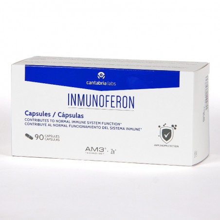 Comprar INMUNOFERON 90 CÁPSULAS al mejor precio en Farmacia4Estaciones, tu farmacia online Comprar INMUNOFERON 90 CÁPSULAS