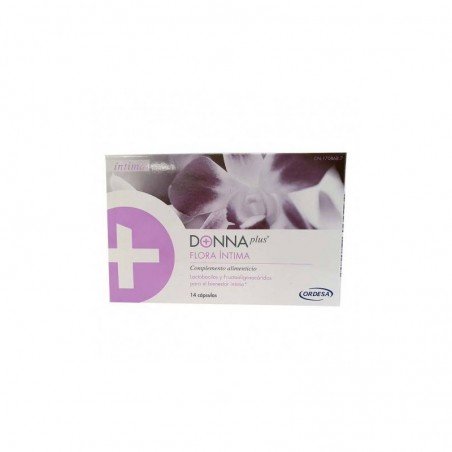 Comprar DONNA PLUS+ FLORA ÍNTIMA 14 CÁPSULAS al mejor precio en Farmacia4Estaciones, tu farmacia online Comprar DONNA PLUS+ FLORA ÍNTIMA 14 CÁPSULAS