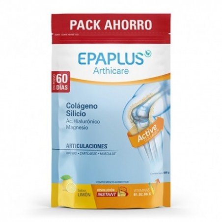 Comprar EPAPLUS ARTHICARE COLÁGENO SICILIO SABOR LIMÓN 668 G al mejor precio en Farmacia4Estaciones, tu farmacia online Comprar EPAPLUS ARTHICARE COLÁGENO SICILIO SABOR LIMÓN 668 G