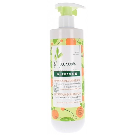 Comprar klorane junior champú desenredante melocotón 500 ml al mejor precio en Farmacia4Estaciones, tu farmacia online Comprar klorane junior champú desenredante melocotón 500 ml